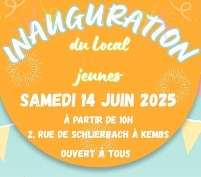 Inauguration du local jeunesse