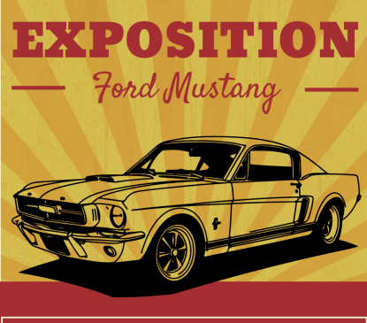 Rassemblement de Ford Mustang